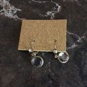 Liz Palacios clear drop earrings